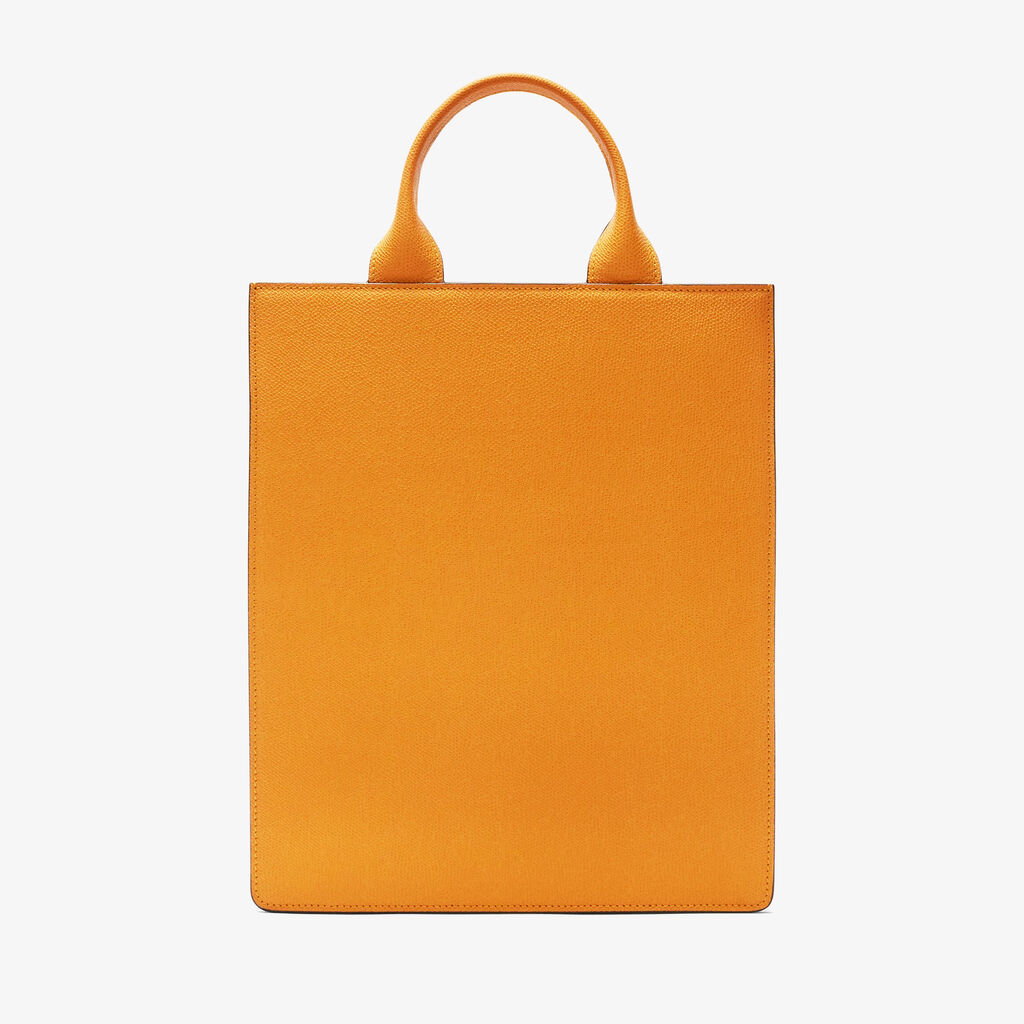 Valextra Borsetta Tote Mini versatile in Pelle Gialla | Valextra Boxy Prezzo Ridotto