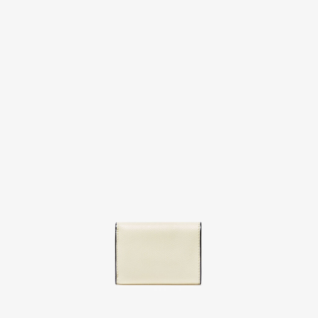 Valextra Portafoglio compatto Bifold in Pelle Bianca | Valextra Italia