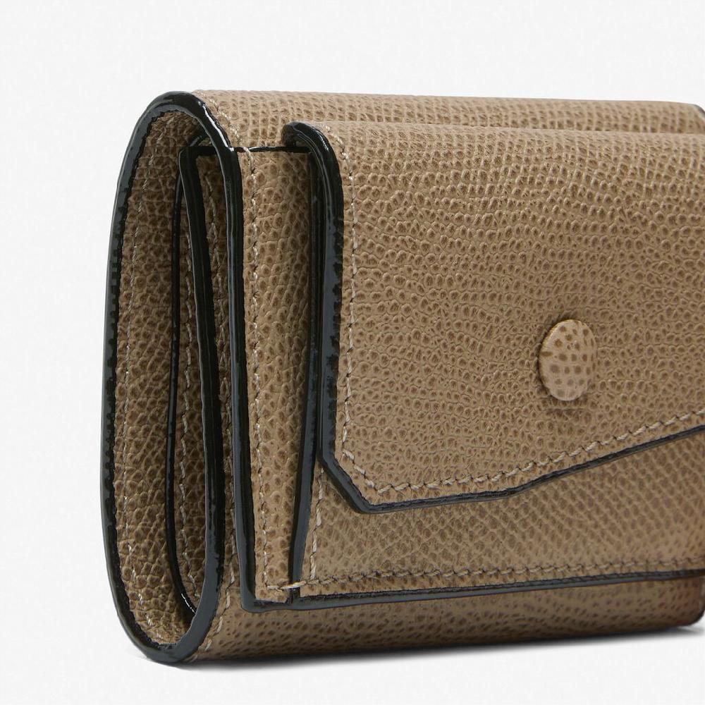 Valextra Portafoglio Bifold in Pelle Marrone Tortora | Valextra 2025