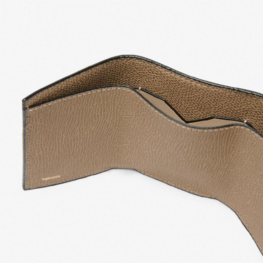 Valextra Portafoglio Bifold in Pelle Marrone Tortora | Valextra 2025