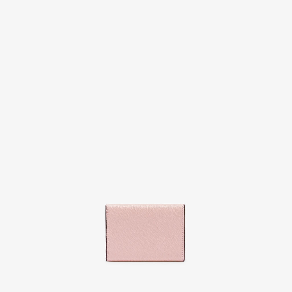 Valextra Portafoglio piccolo con portamonete in Pelle Rosa | Valextra Nuovo
