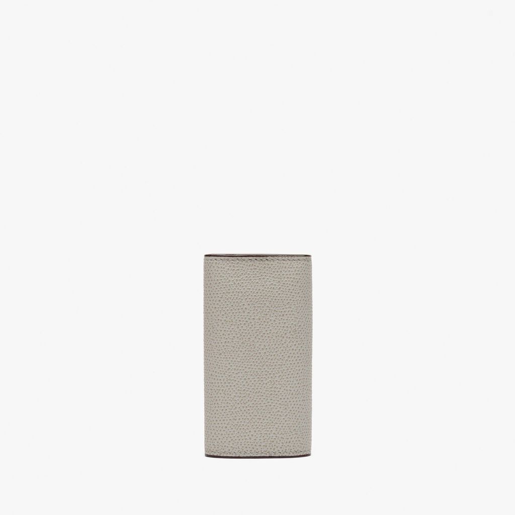 Valextra Portachiavi in Pelle Grigio chiaro | Valextra Enormi risparmi