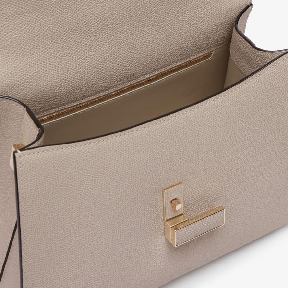 Valextra Borsa a mano da Donna in Pelle Rosa Nude | Valextra Iside Spedizione Gratuita
