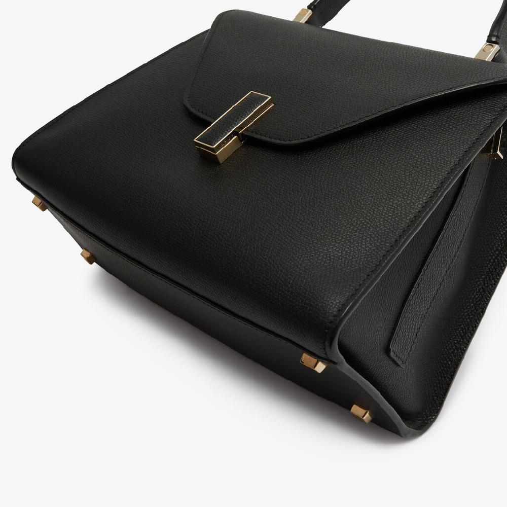 Valextra Borsa a mano Media in Pelle Nera | Valextra Iside Rilascio limitato