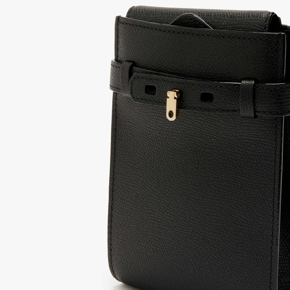 Valextra Borsa a tracolla Micro in Pelle Nera | Valextra Brera Fino Al -60%