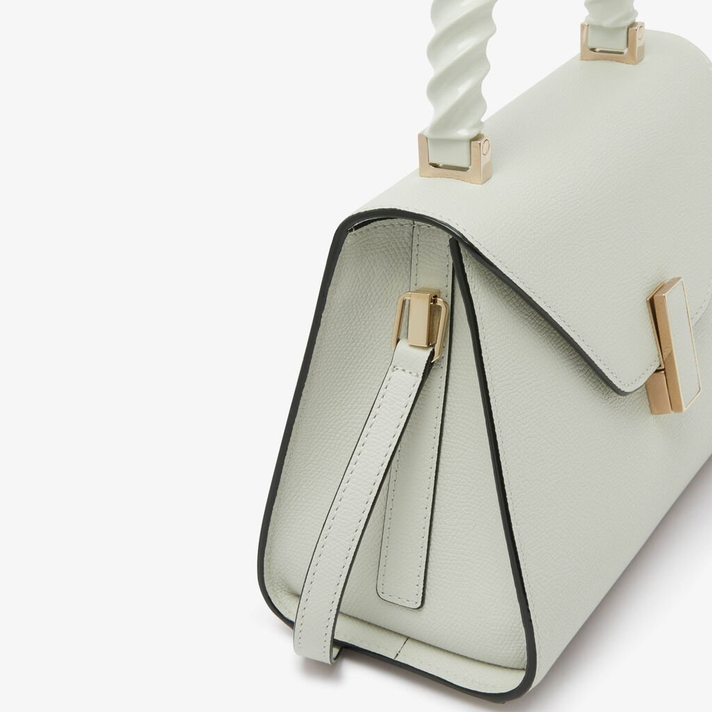 Valextra Borsetta a mano da Donna Mini in Pelle Bianca | Valextra Iside Sconto