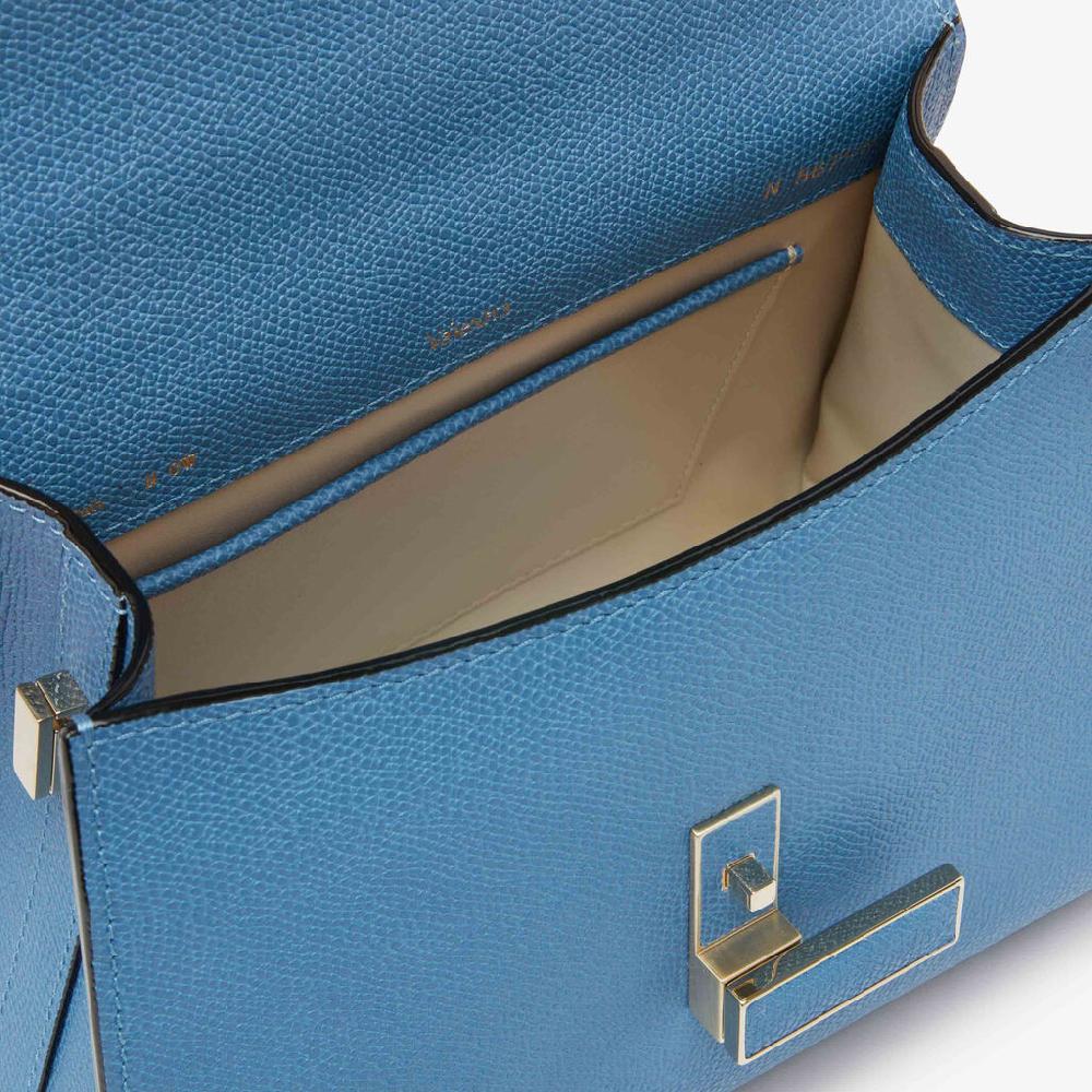 Valextra Borsa a mano da Donna Mini in Pelle Azzurra | Valextra Iside Economico