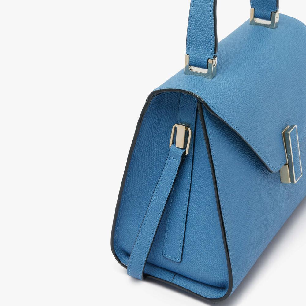 Valextra Borsa a mano da Donna Mini in Pelle Azzurra | Valextra Iside Economico