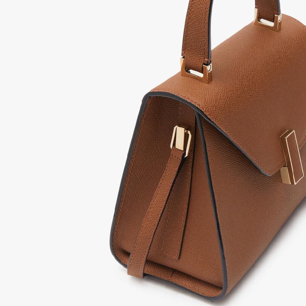 Valextra Borsa a mano da Donna in Pelle rigida Marrone | Valextra Iside Online
