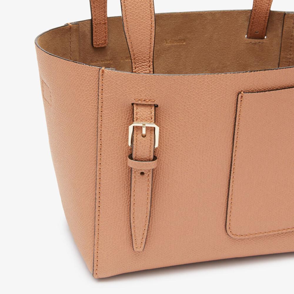 Valextra Borsa a secchiello da Donna di Lusso in Pelle Marrone | Valextra Soft Vendita Economica
