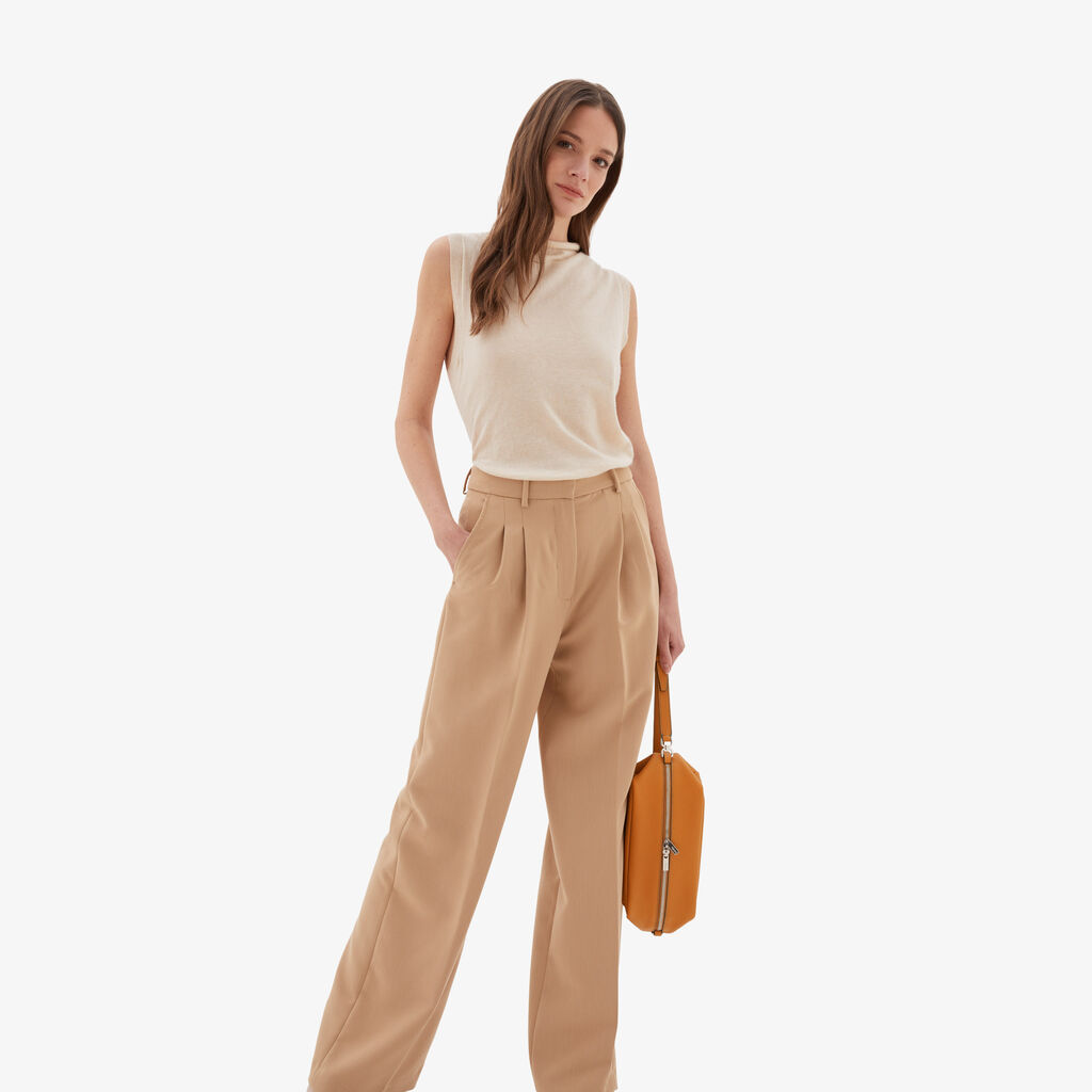 Valextra Borsa Origami da Donna in Pelle Marrone di Lusso | Valextra Saldi Di Fabbrica