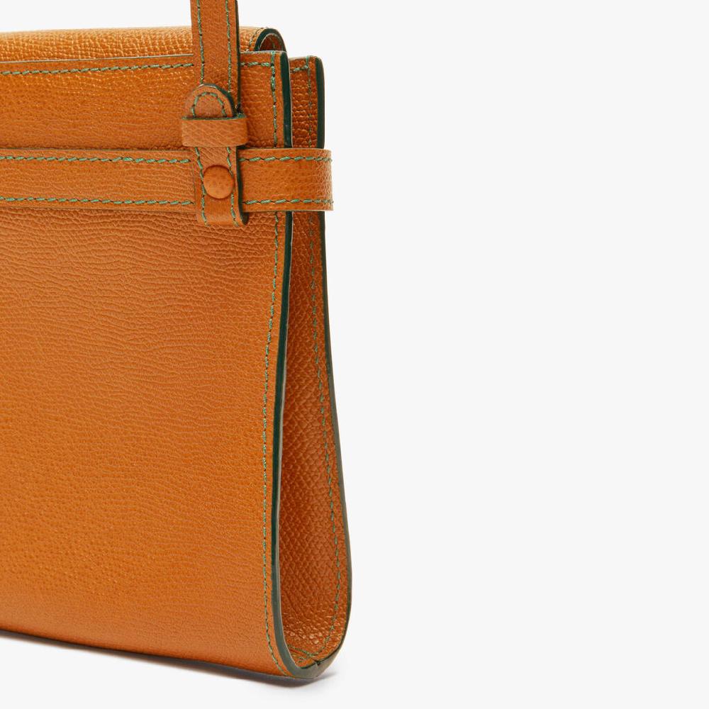 Valextra Borsa a tracolla Micro in Pelle Marrone | Valextra Brera In Saldo