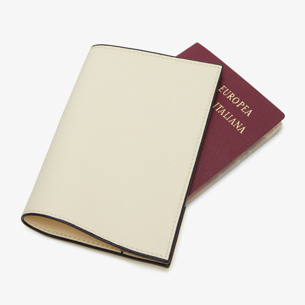 Valextra Porta passaporto da Donna in Pelle Bianca di Lusso | Valextra Italia