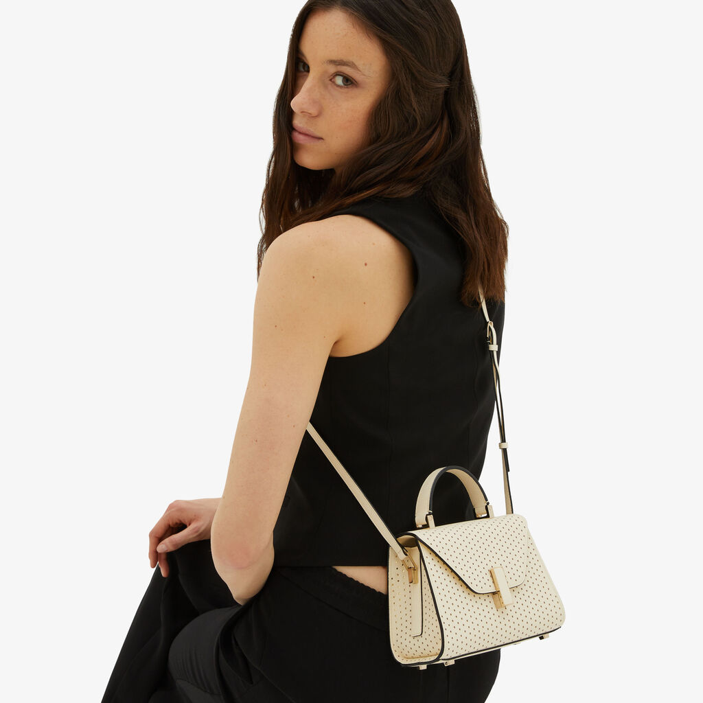 Valextra Borsetta a tracolla da Donna in pelle Gialla | Valextra Iside Shopping Online