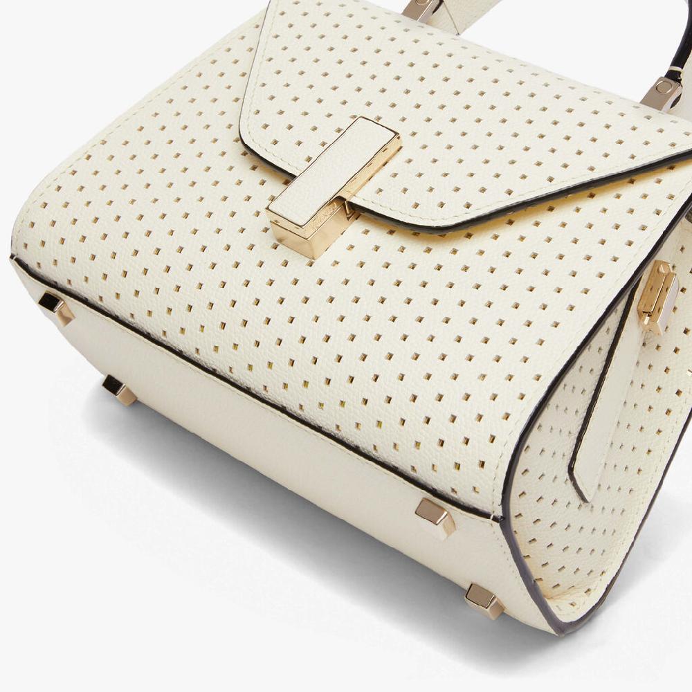 Valextra Borsetta a tracolla da Donna in pelle Gialla | Valextra Iside Shopping Online