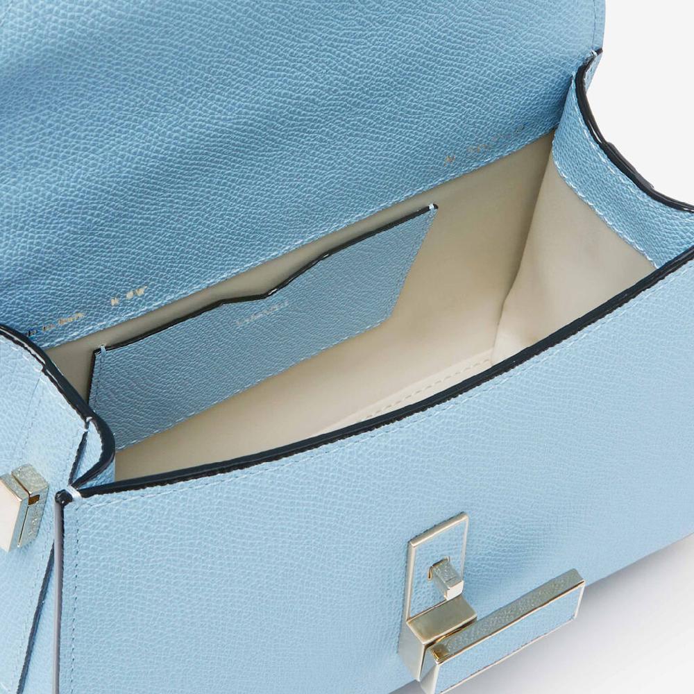 Valextra Borsa tracolla da Donna in Pelle rigida Blu | Valextra Iside Affare Del Giorno