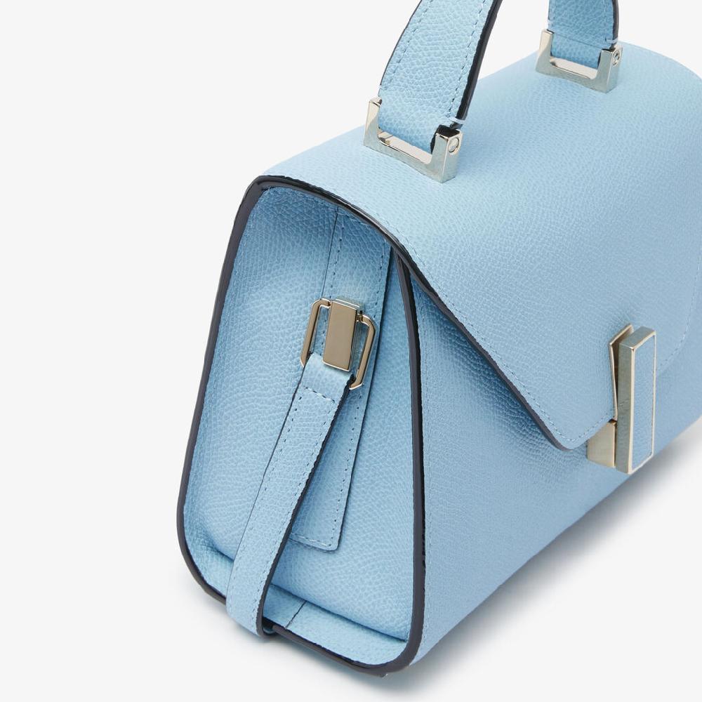 Valextra Borsa tracolla da Donna in Pelle rigida Blu | Valextra Iside Affare Del Giorno