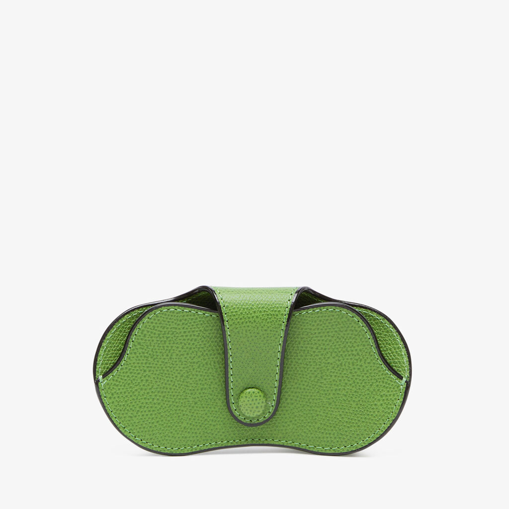 Valextra Custodia occhiali morbida in Pelle Verde | Valextra Outlet