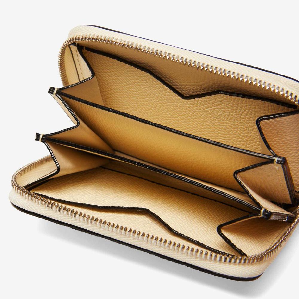 Valextra Portatessere in Pelle Bianca | Valextra Zip Around In Saldo