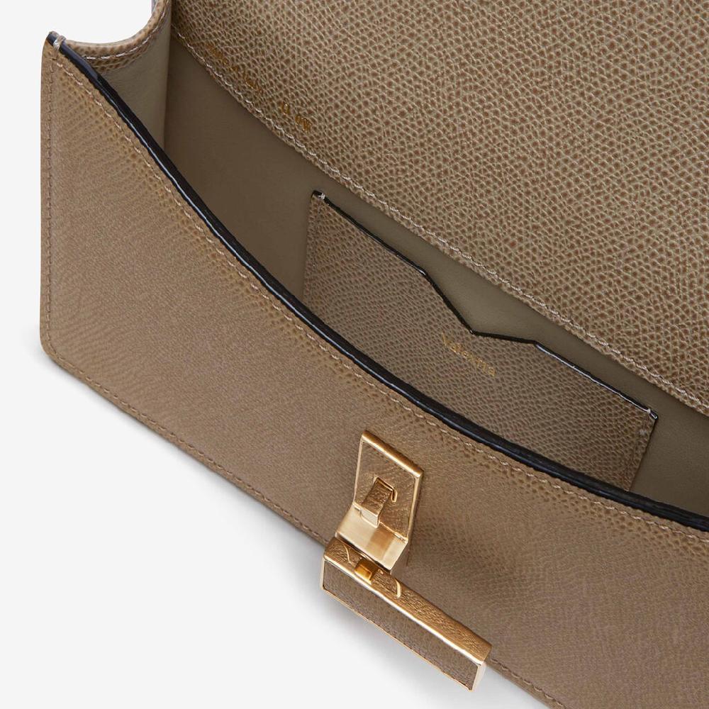 Valextra Clutch da Donna in Pelle Marrone di Lusso | Valextra Iside Italy