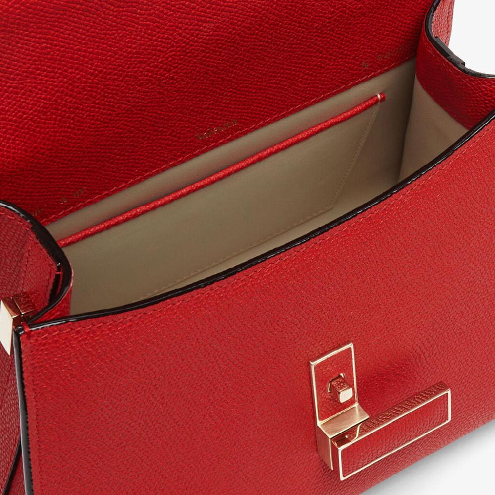 Valextra Borsetta a mano da Donna in Pelle Rossa | Valextra Iside Nuovo