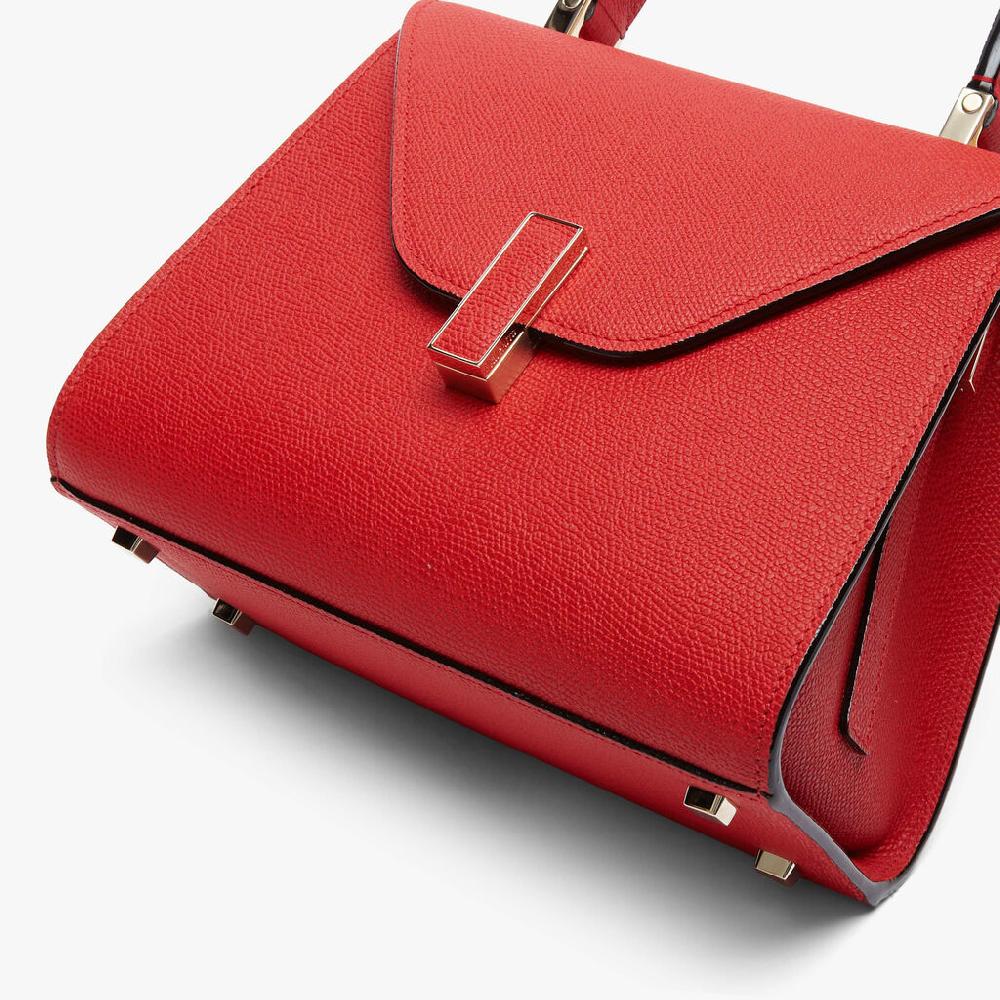 Valextra Borsetta a mano da Donna in Pelle Rossa | Valextra Iside Nuovo