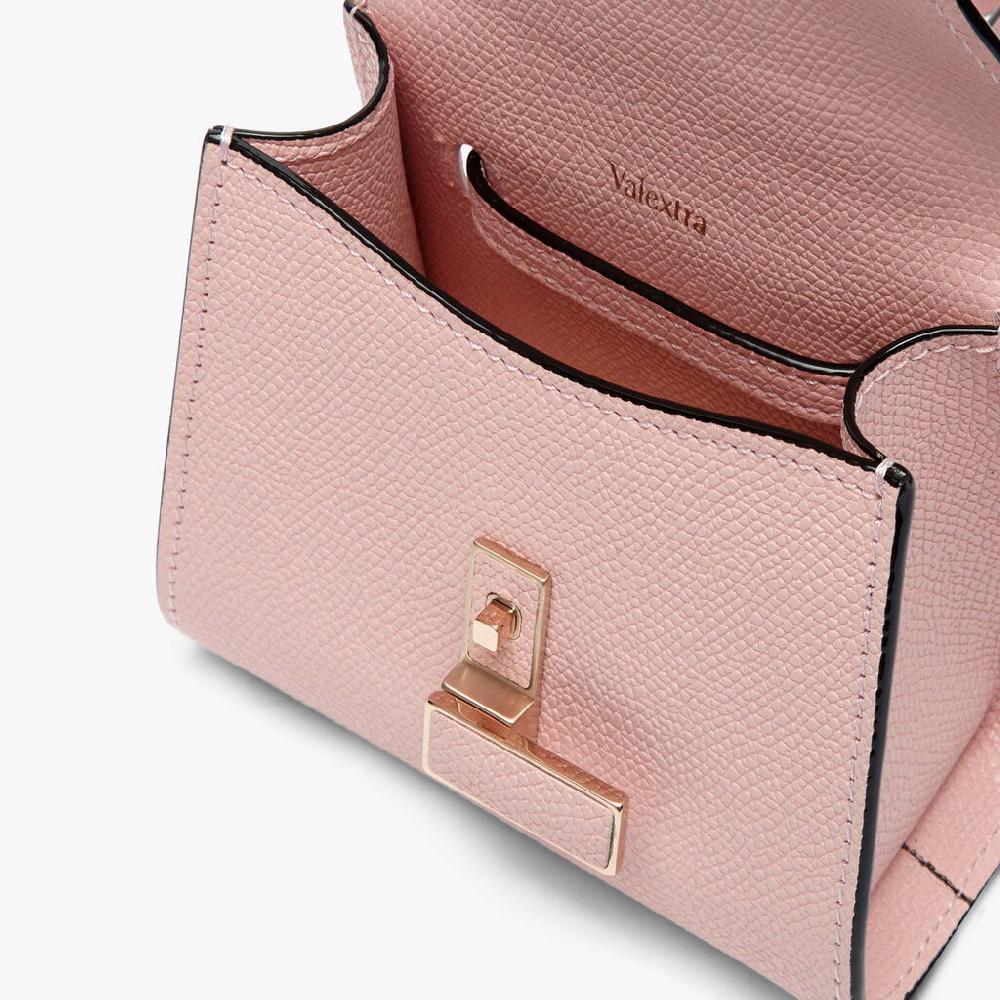 Valextra Borsetta cintura da Donna in Pelle Rosa | Valextra Iside Acquista Ora