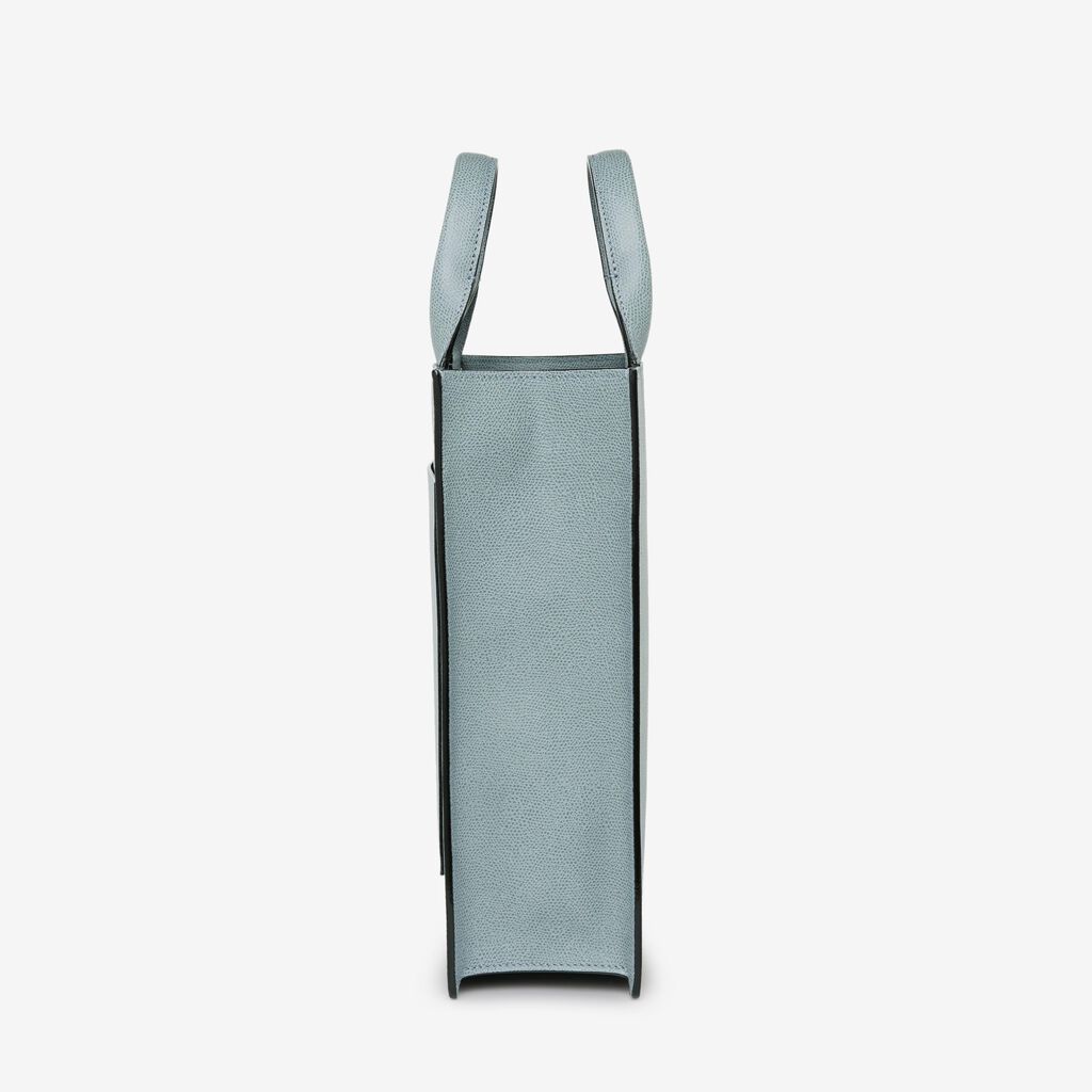 Valextra Tote bag Mini in Pelle Blu | Valextra Boxy Online