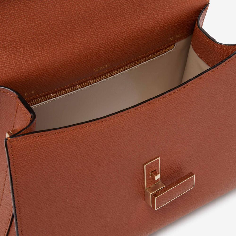 Valextra Borsa a mano da Donna Media in Pelle Marrone | Valextra Iside In Vendita