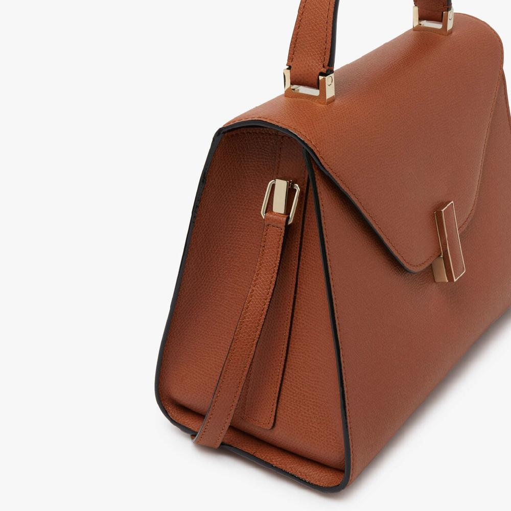 Valextra Borsa a mano da Donna Media in Pelle Marrone | Valextra Iside In Vendita