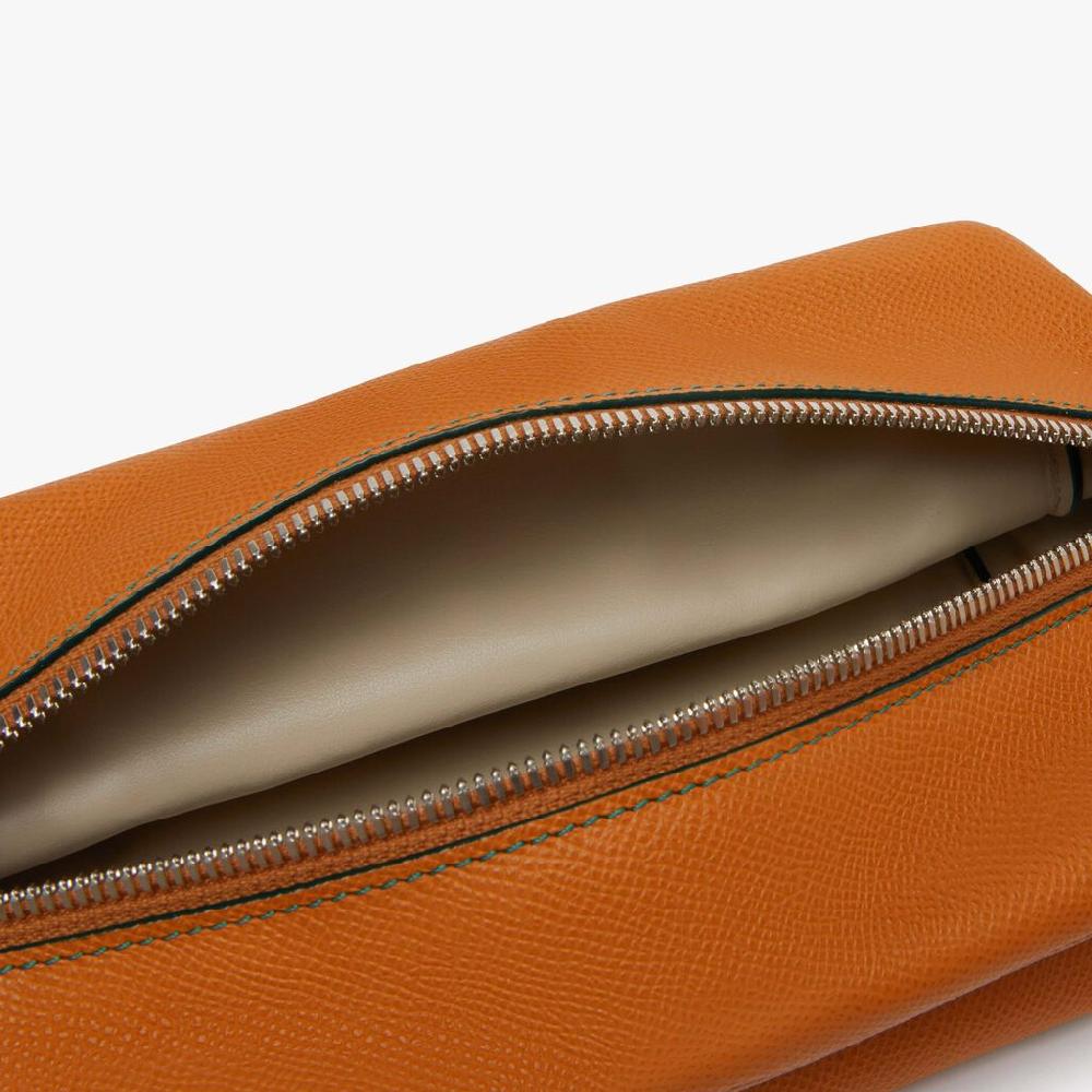Valextra Borsa Origami Mini da Uomo in Pelle Marrone | Valextra Saldi