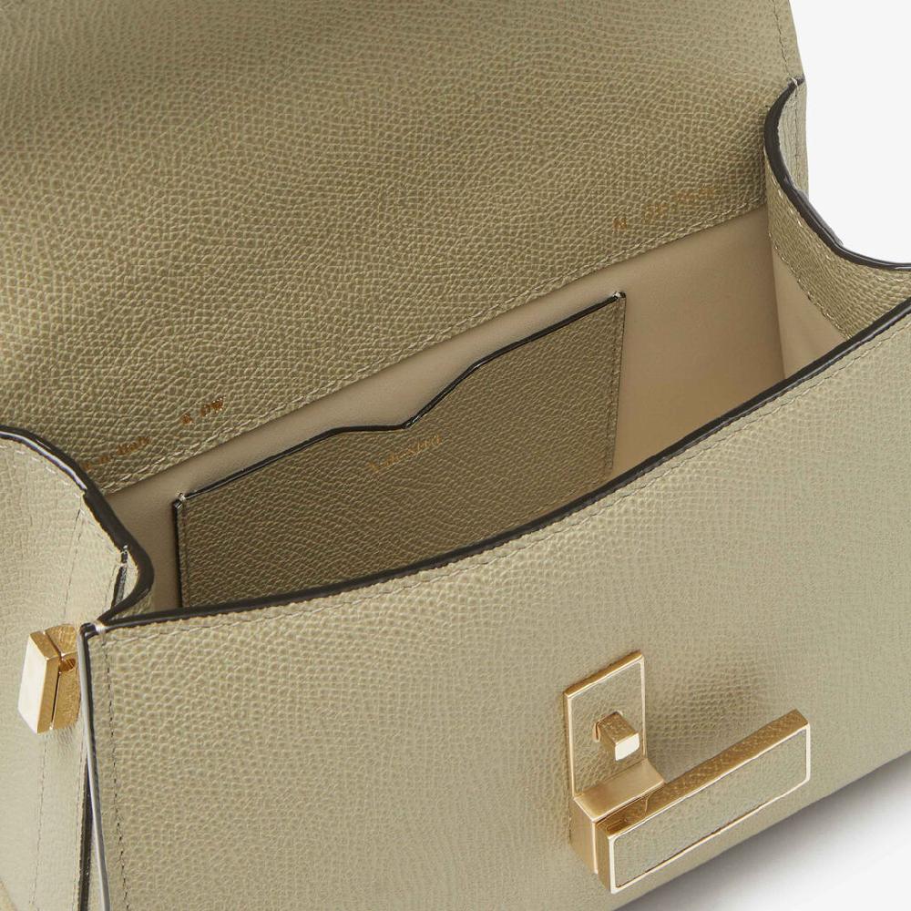 Valextra Borsetta a mano da Donna in Pelle rigida Verde tundra | Valextra Iside Offerta settimanale