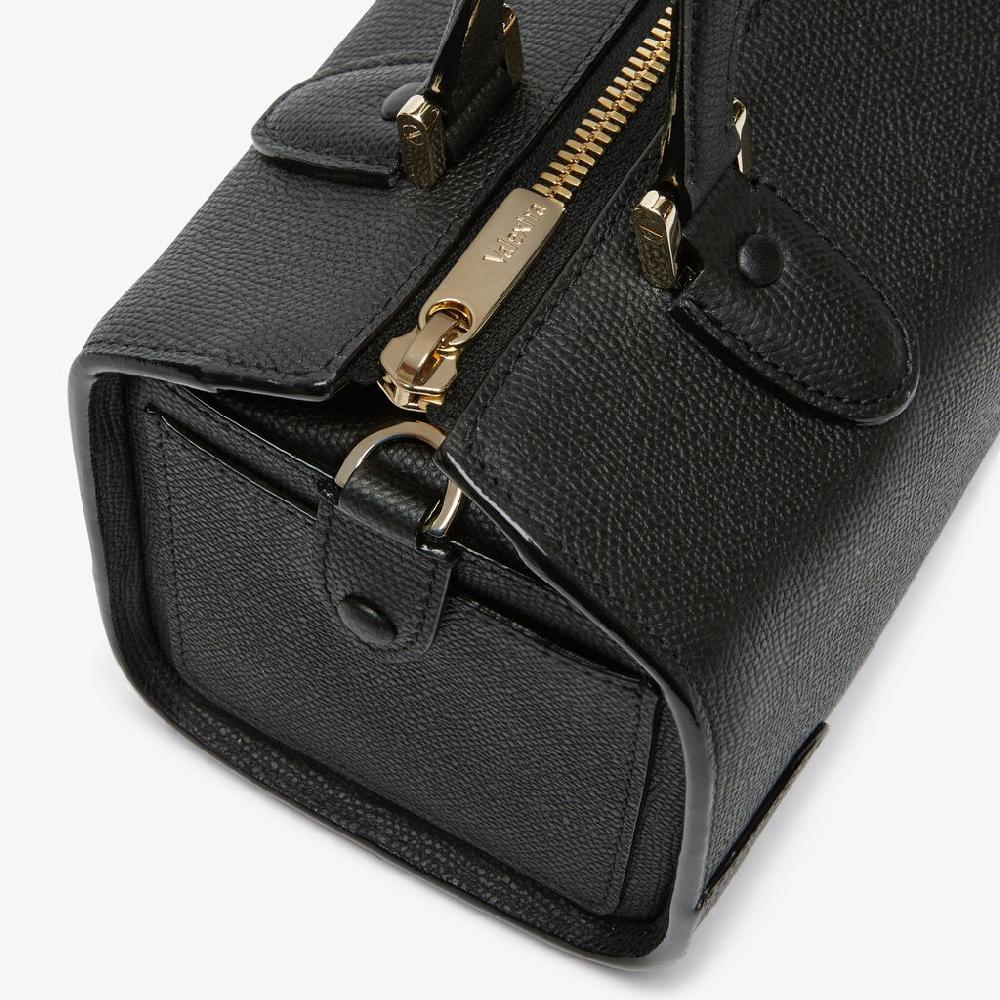 Valextra Borsa bauletto Mini elegante in Pelle Nera | Valextra Babila Vendite Flash