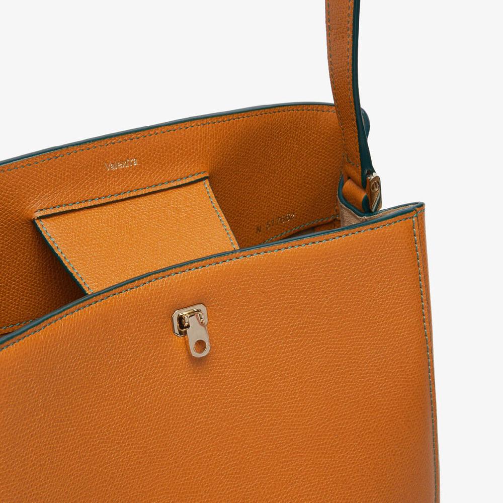 Valextra Borsa a spalla da Donna in Pelle Marrone | Valextra Brera Nuovo