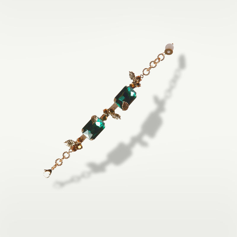 ALMALA BRACCIALE STRASS | VERDE
