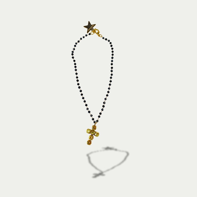 ALMALA GIROCOLLO STRASS | GIALLO