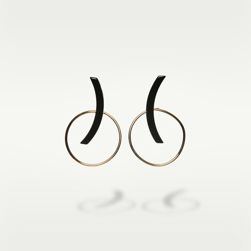ALMALA ORECCHINO BLACK