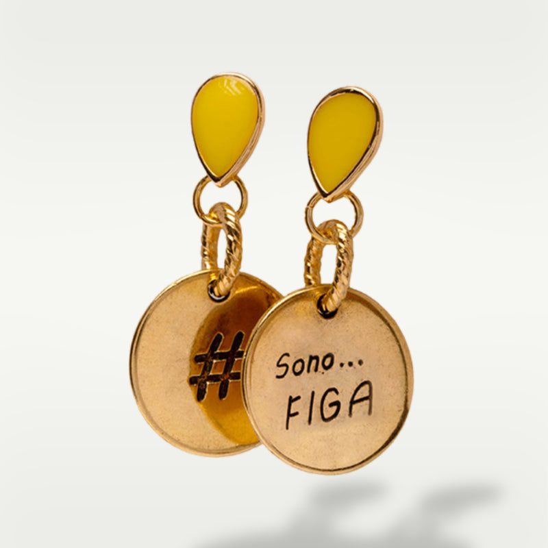ALMALA ORECCHINO #SENTIMENT | GIALLO Convenienza