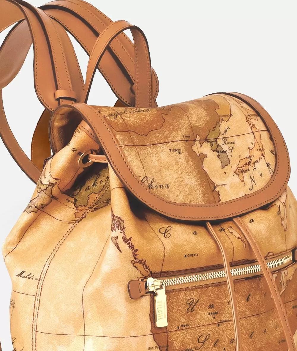 Alviero martini 1a classe Geo Classic Zaino con angoli in pelle Convenienza