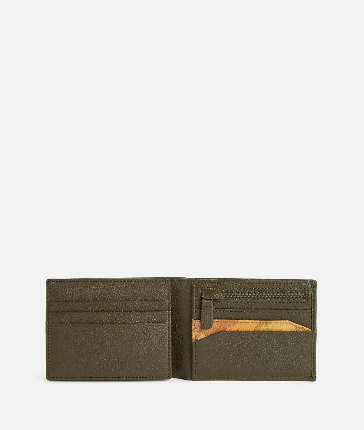 Alviero martini 1a classe Beta Leather portafoglio medio Verde Militare Saldi