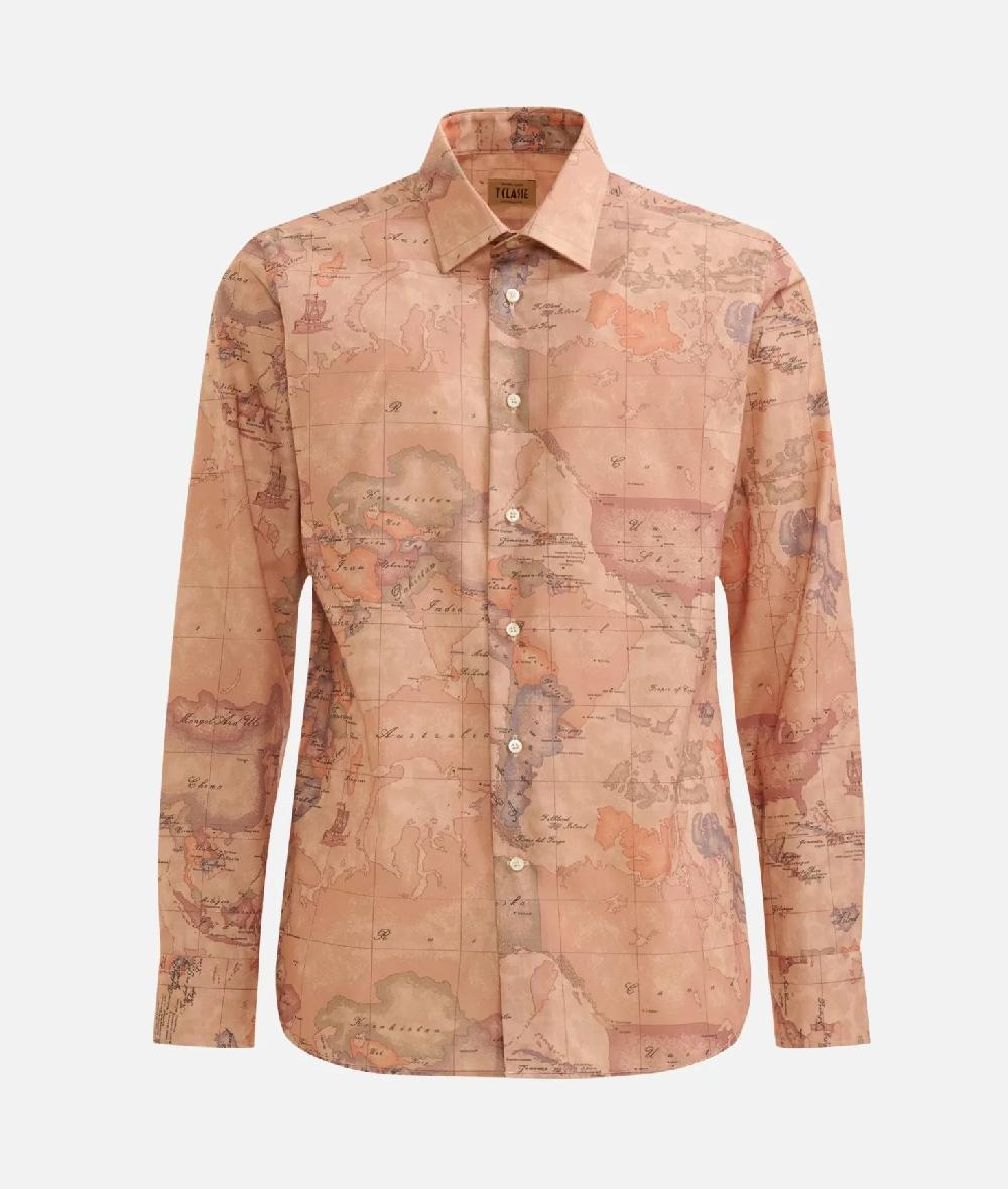 Alviero martini 1a classe Camicia slim con stampa Geo Classic Soddisfazione Garantita