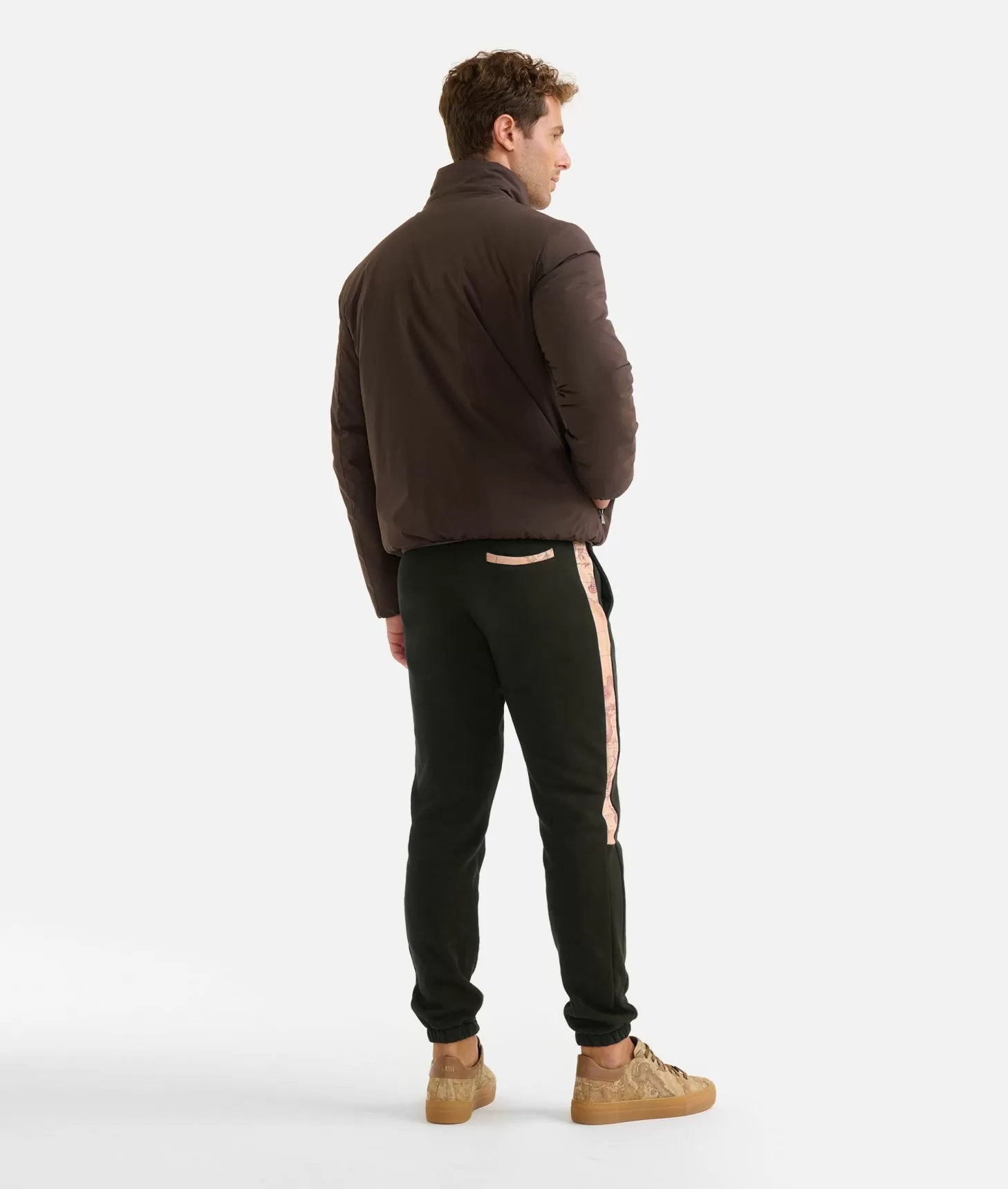 Alviero martini 1a classe Bomber con dettagli Geo Classic Cioccolato Negozi Online