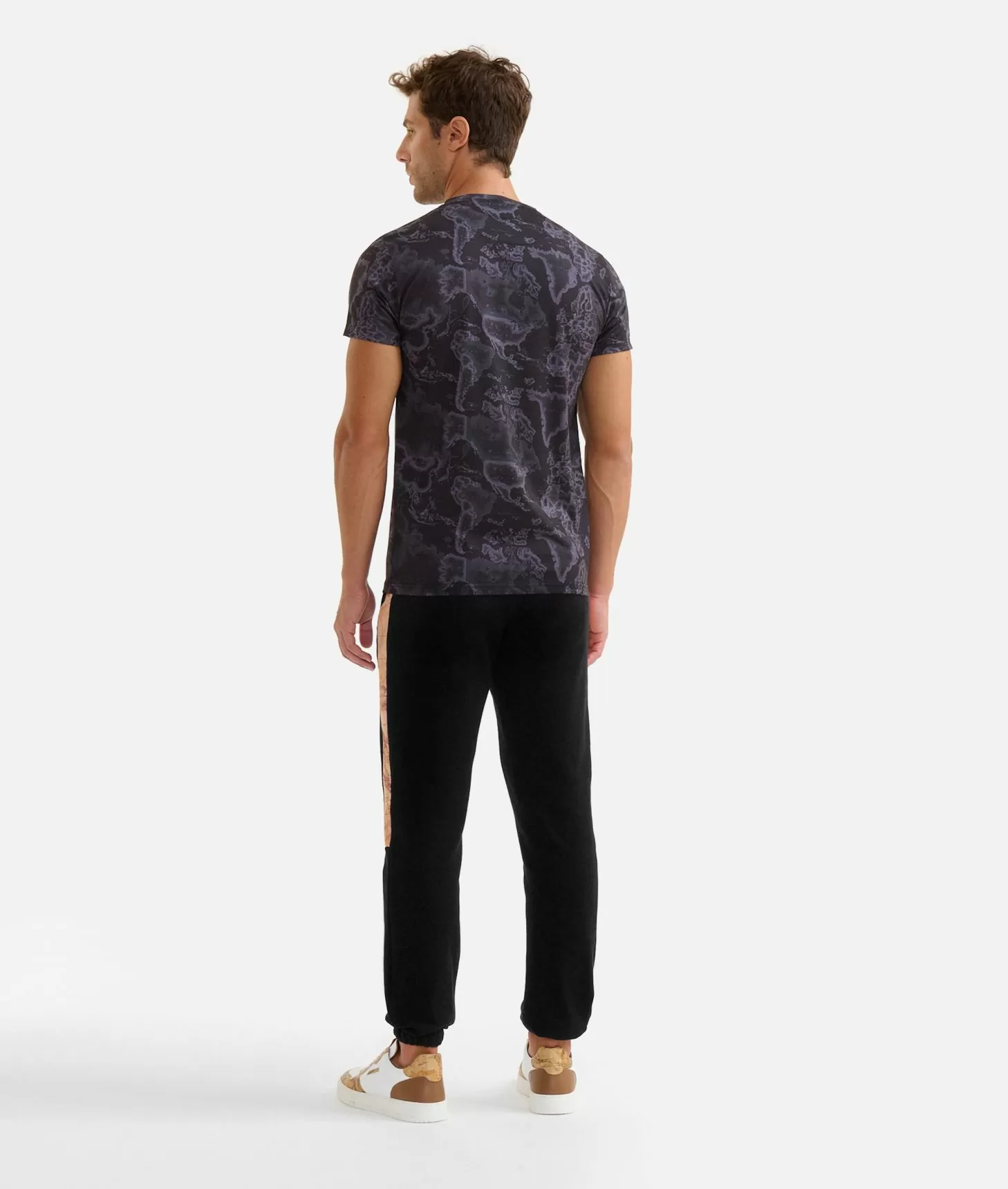 Alviero martini 1a classe T-shirt stampa Geo Night Nera Fino Al -60%