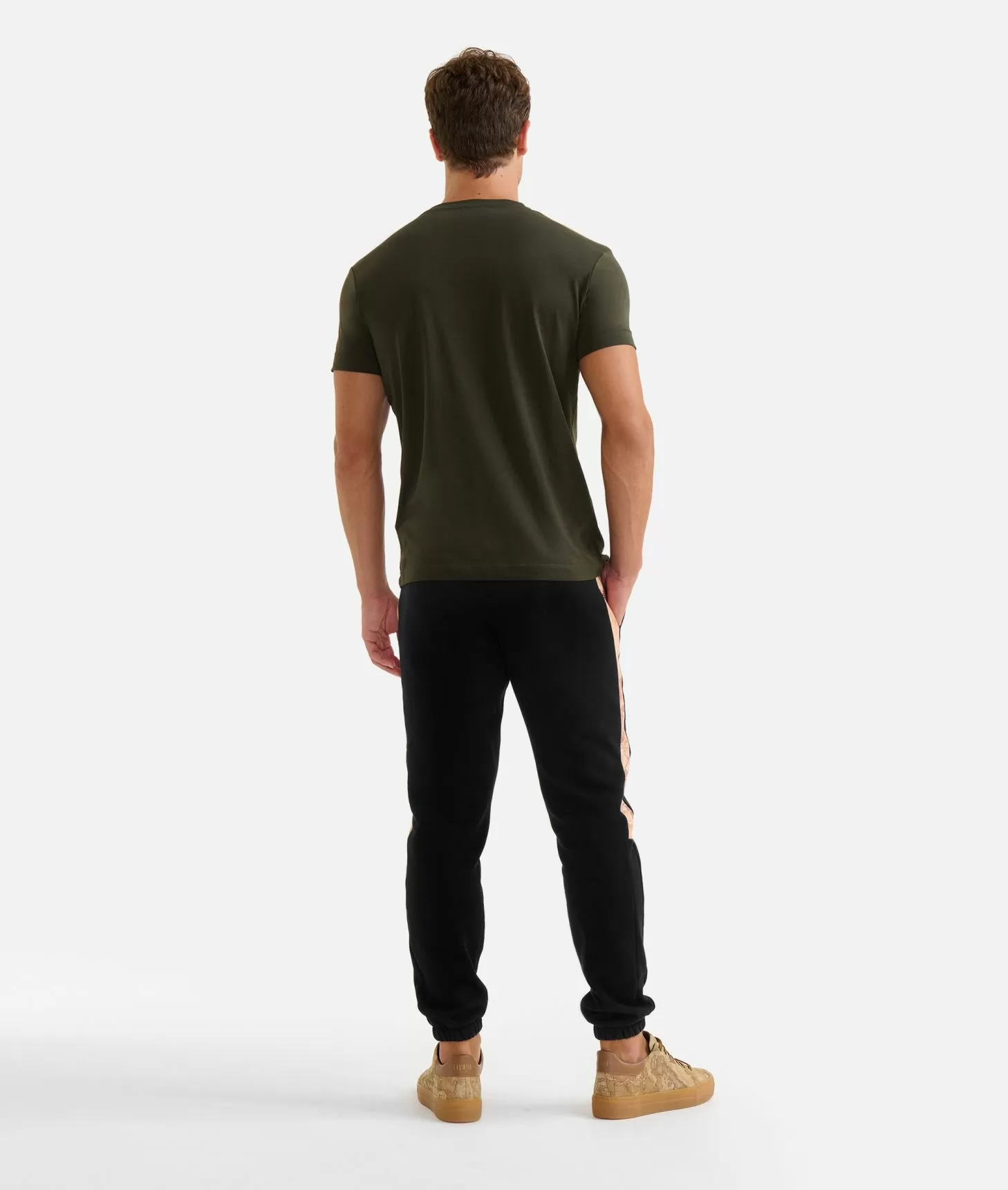 Alviero martini 1a classe T-shirt in cotone con dettagli spalle Verde Militare Latest stili