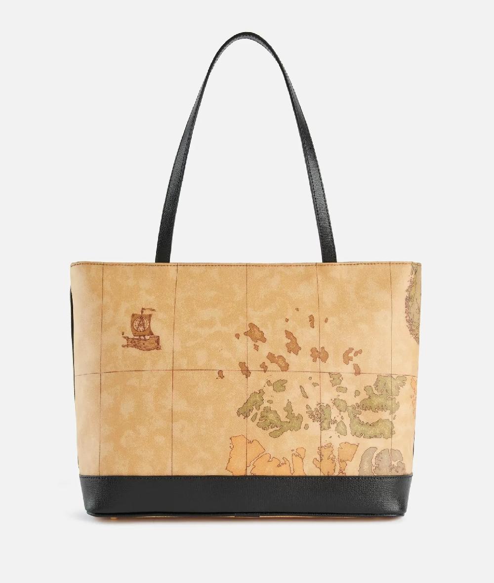 Alviero martini 1a classe 3D Geo borsa shopping Nera Offerte