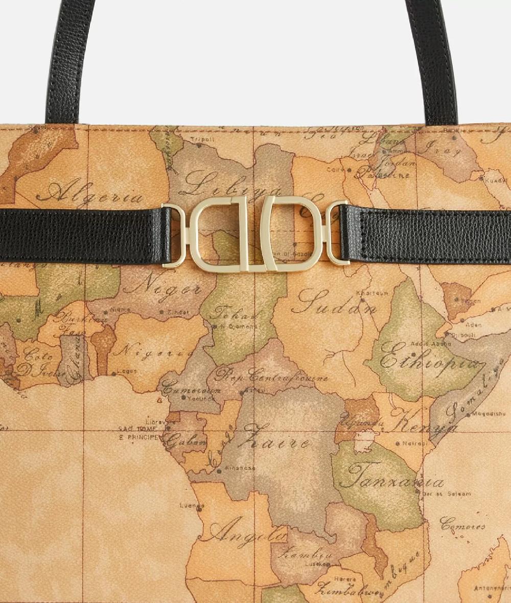 Alviero martini 1a classe 3D Geo borsa shopping Nera Offerte