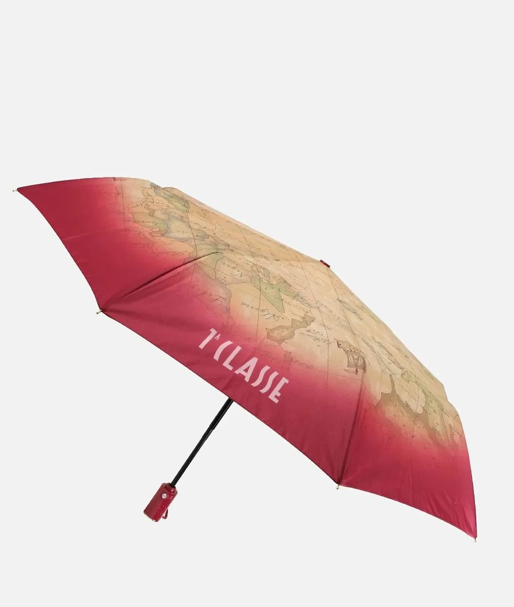 Alviero martini 1a classe Ombrello Geo Sfumato mini Burgundy