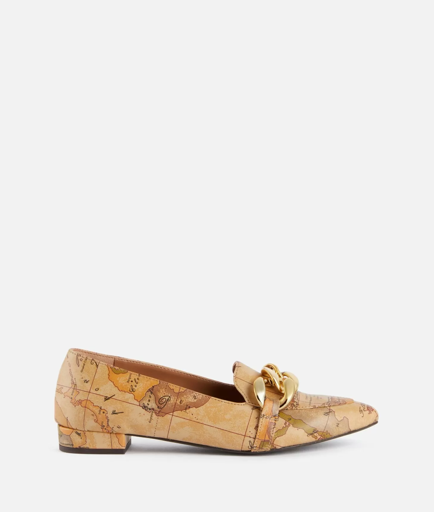 Alviero martini 1a classe Mocassini in eco nappa con maxi catena Geo Classic