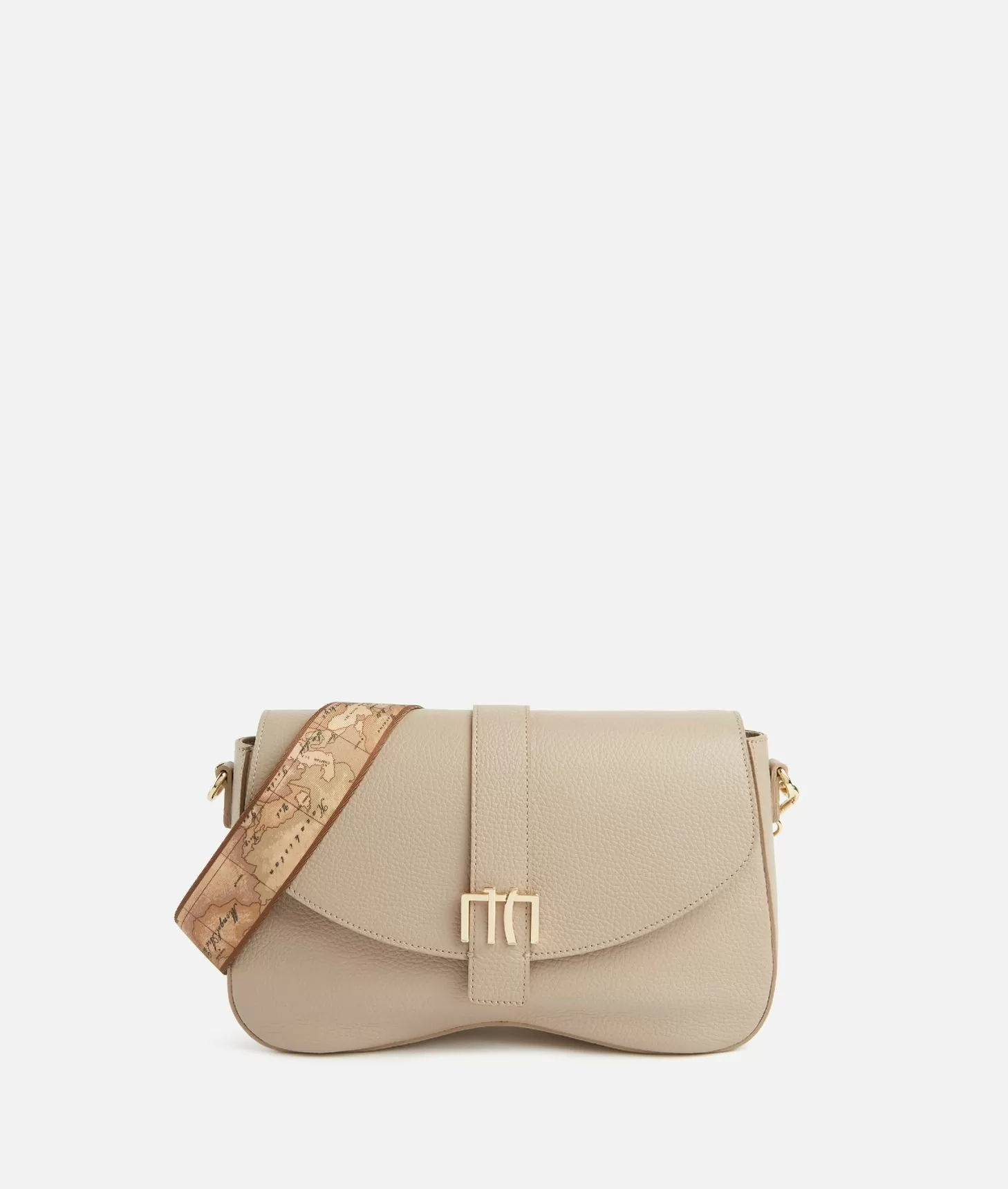 Alviero martini 1a classe Inspiring Bag tracolla con patta Taupe Chiaro