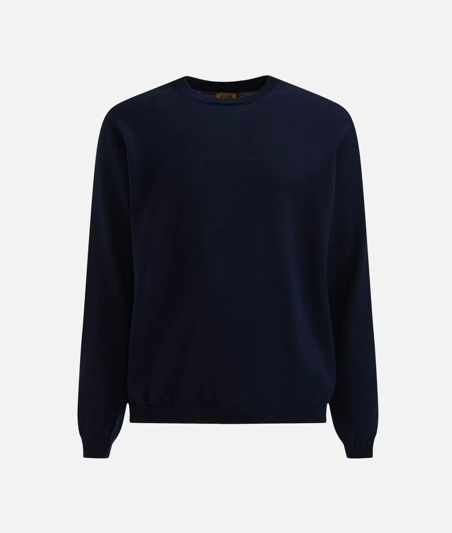 Alviero martini 1a classe Girocollo in filato misto lana con toppe Geo Classic Blu Notte Negozi Online